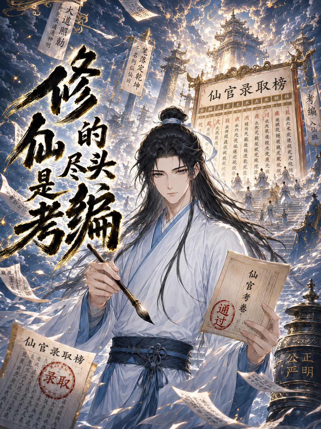 《修仙的尽头是考编》漫剧海报