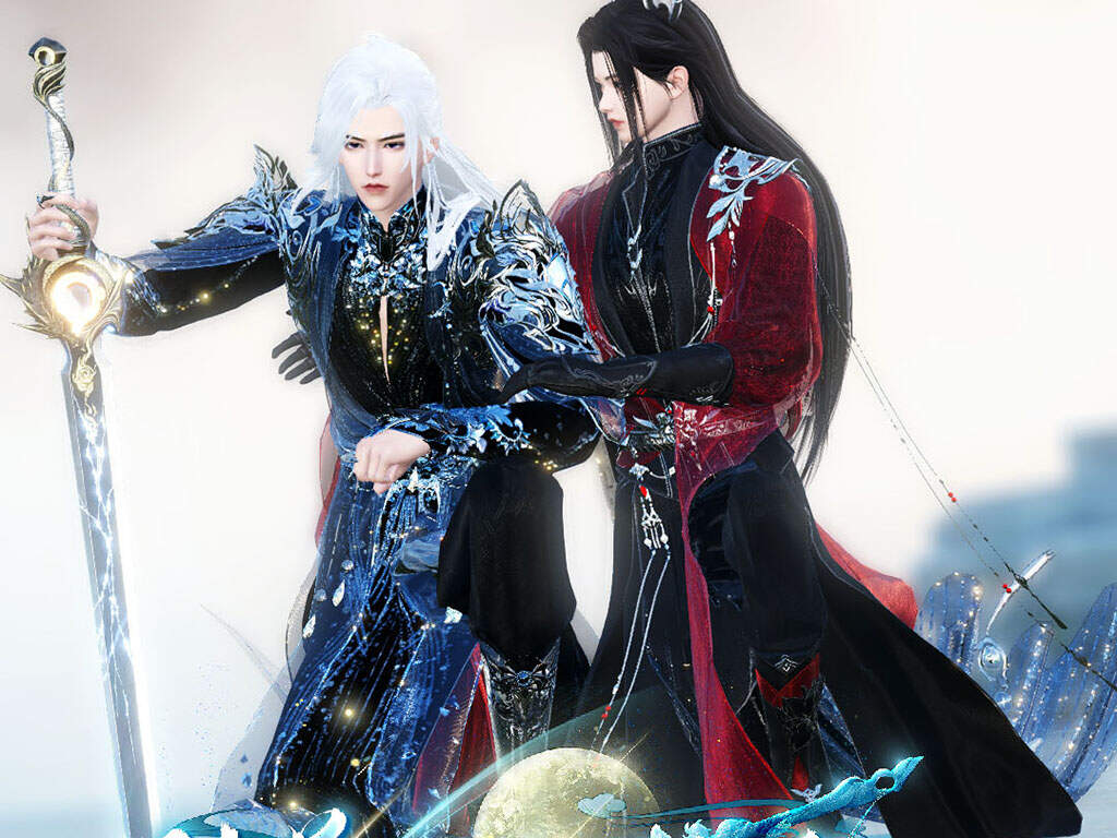 《神尊为我染尘埃》漫剧海报