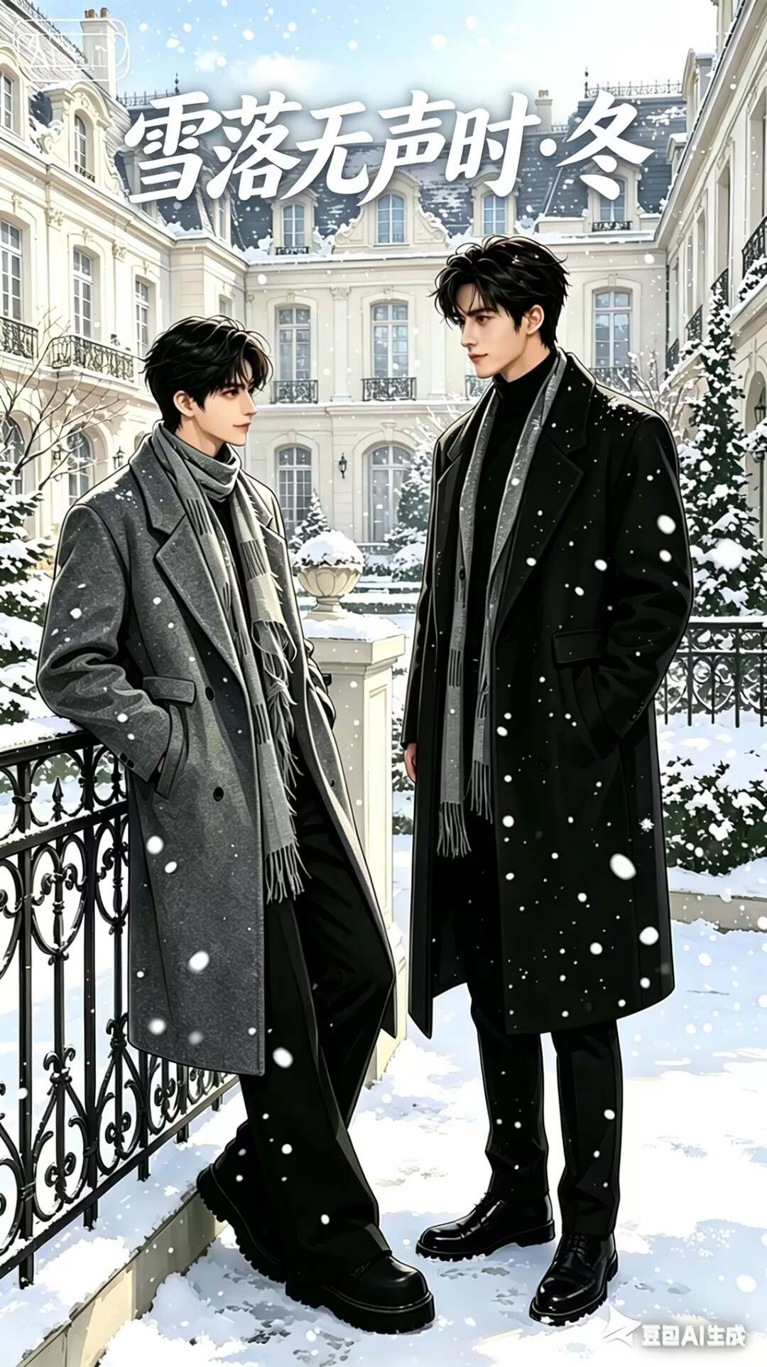 《《雪落无声时》》漫剧海报