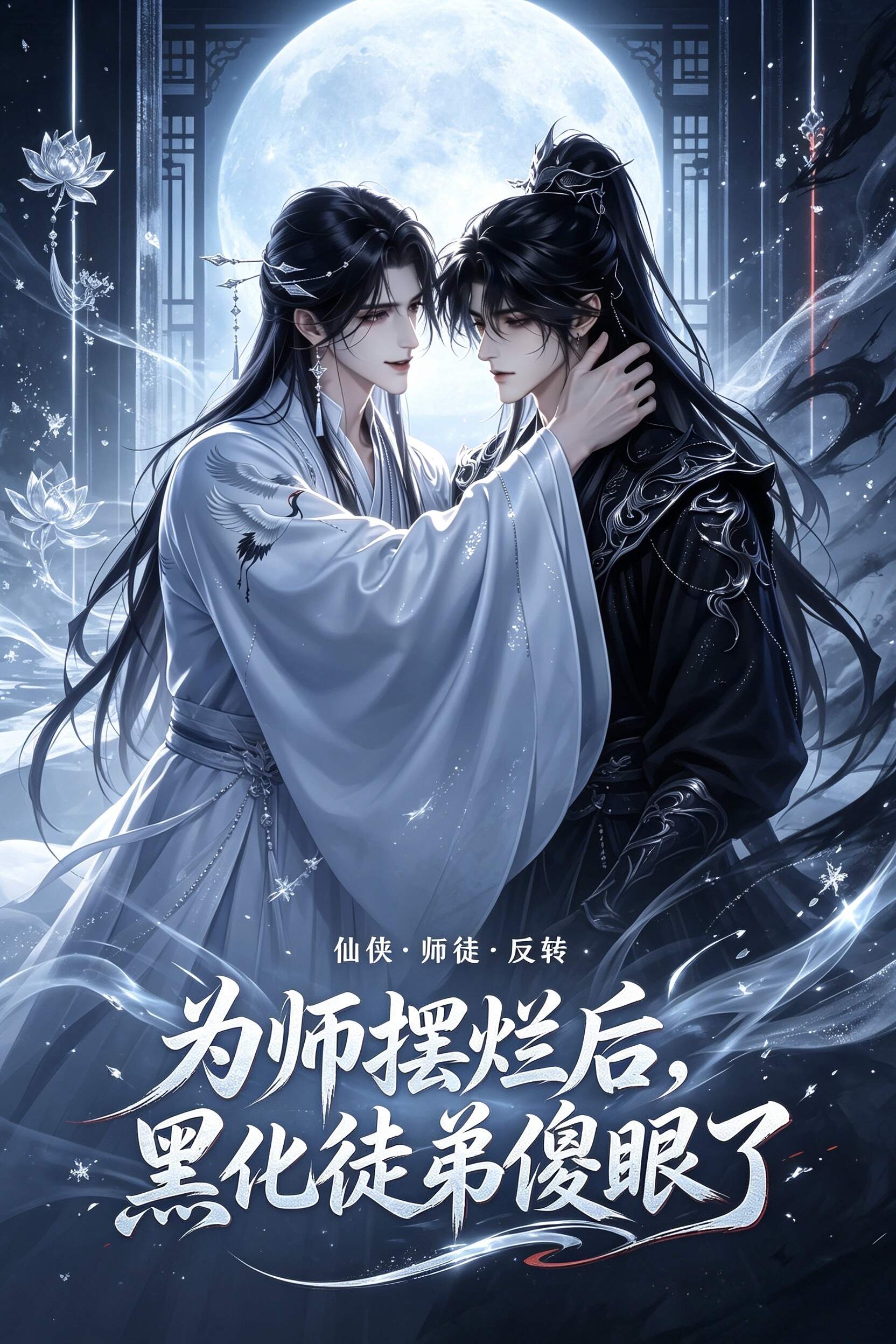 《为师摆烂后，黑化徒弟傻眼了》漫剧海报