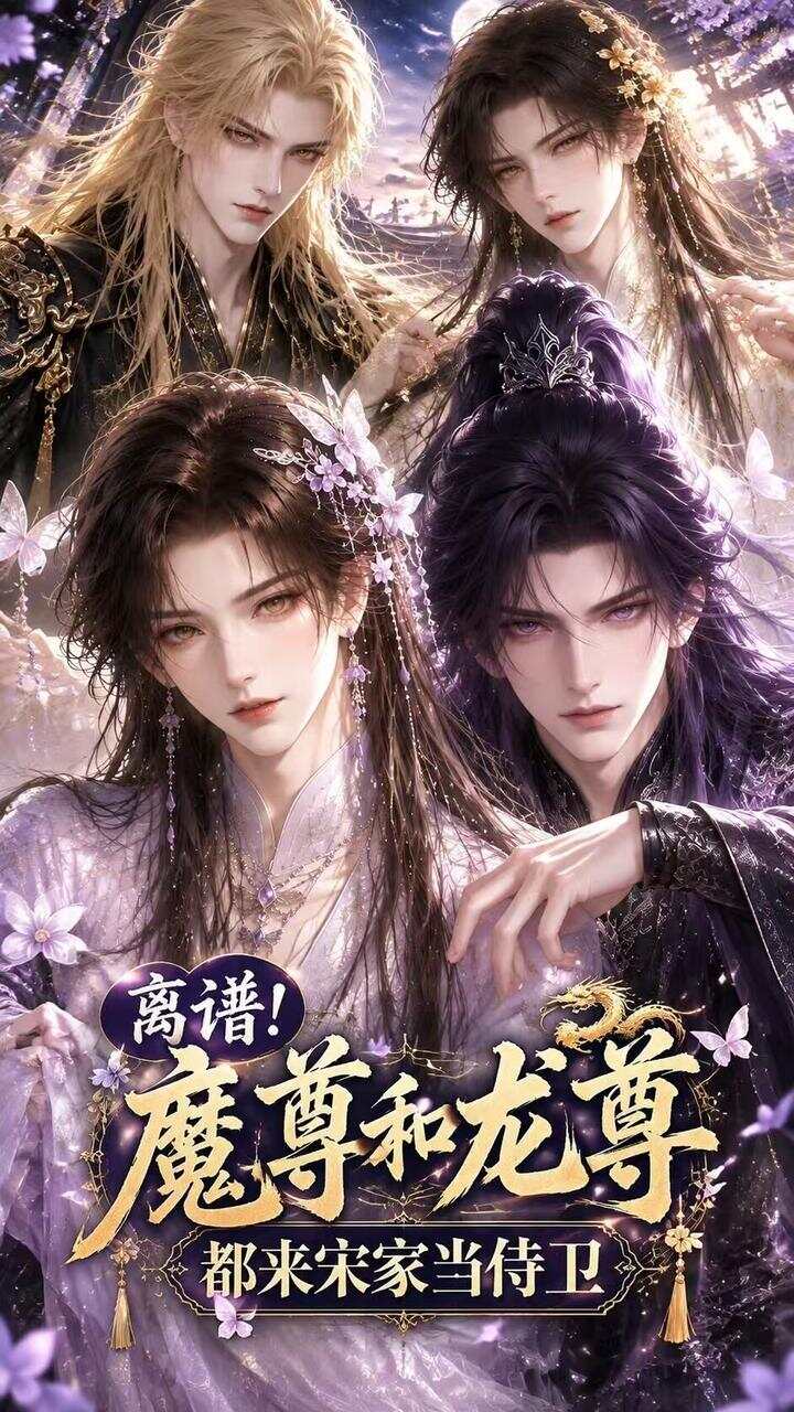 《离谱！魔尊和龙尊都来宋家当侍卫》漫剧海报