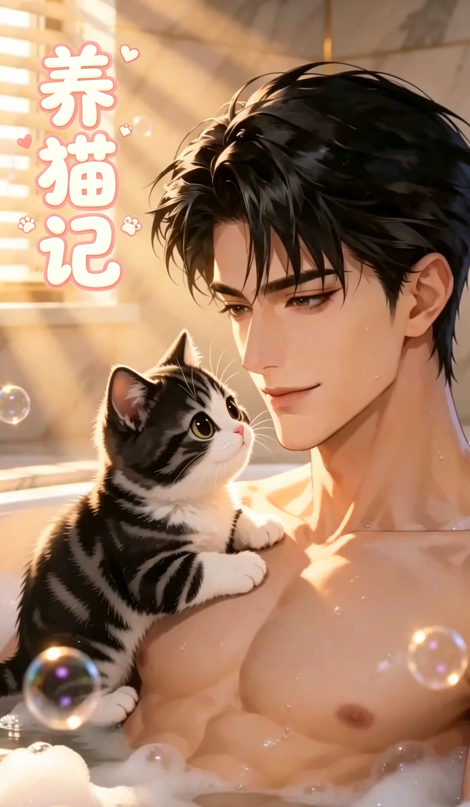 《沈总养猫记》漫剧海报