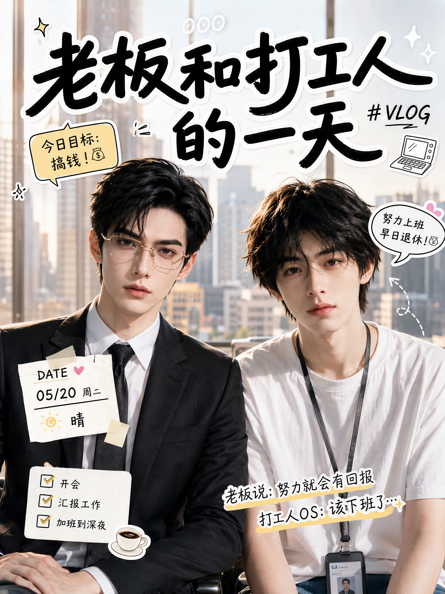 《林深打工日记》漫剧海报