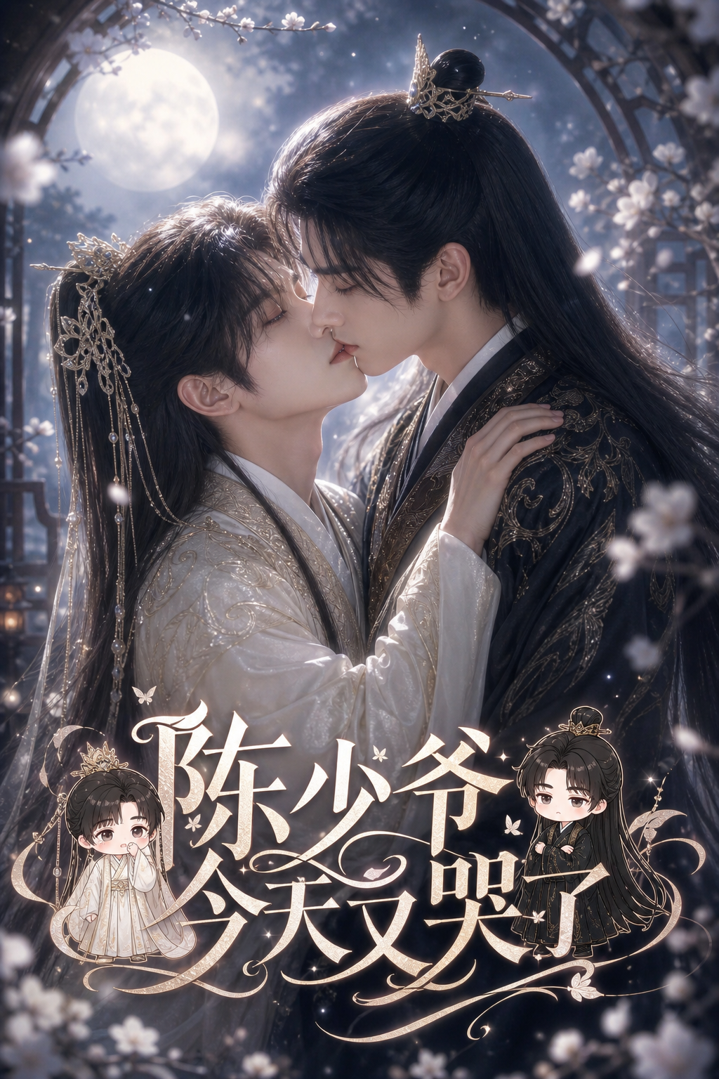 《陈少爷今天又哭了》漫剧海报