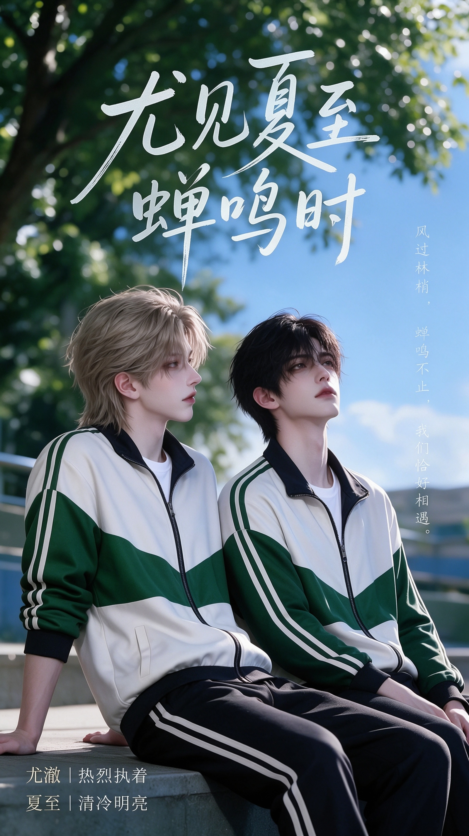 《尤见夏至蝉鸣时》漫剧海报