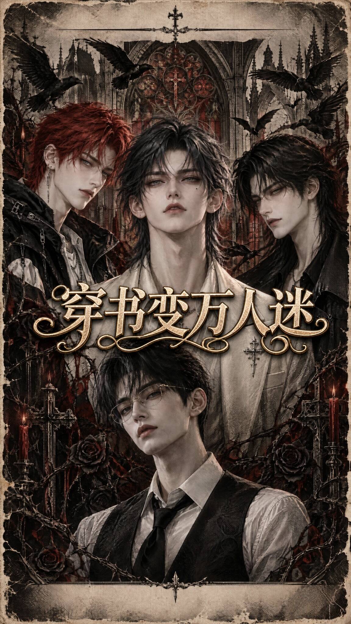 《穿书变万人迷》漫剧海报