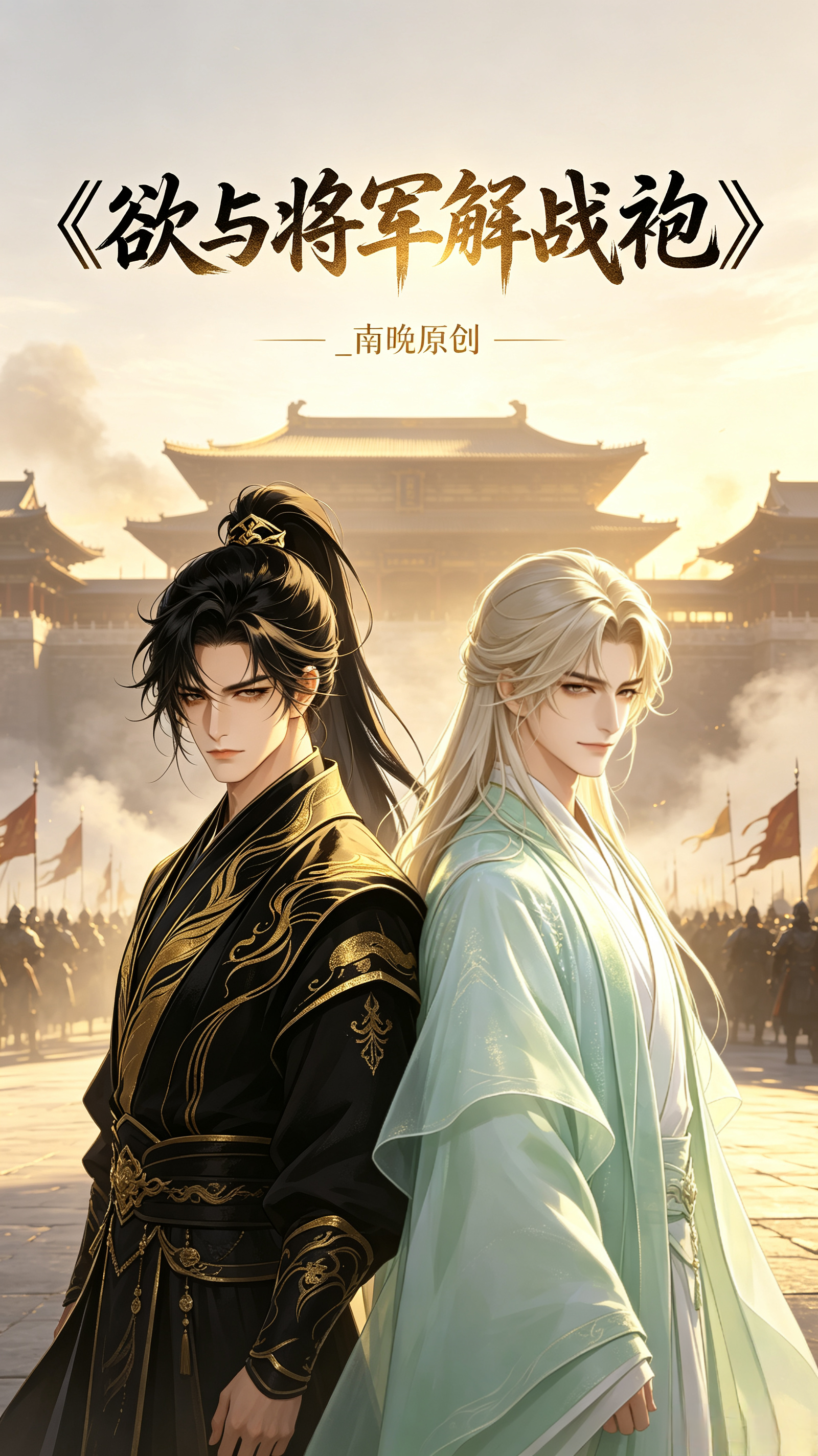 漫剧《欲与将军解战袍》海报封面