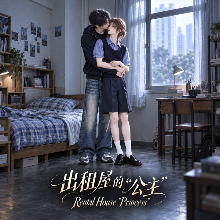 《出租屋的“公主”》漫剧海报