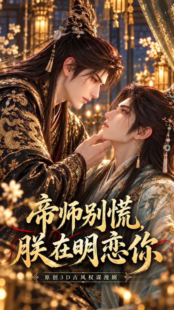 漫剧《帝师,你被明恋了》海报封面