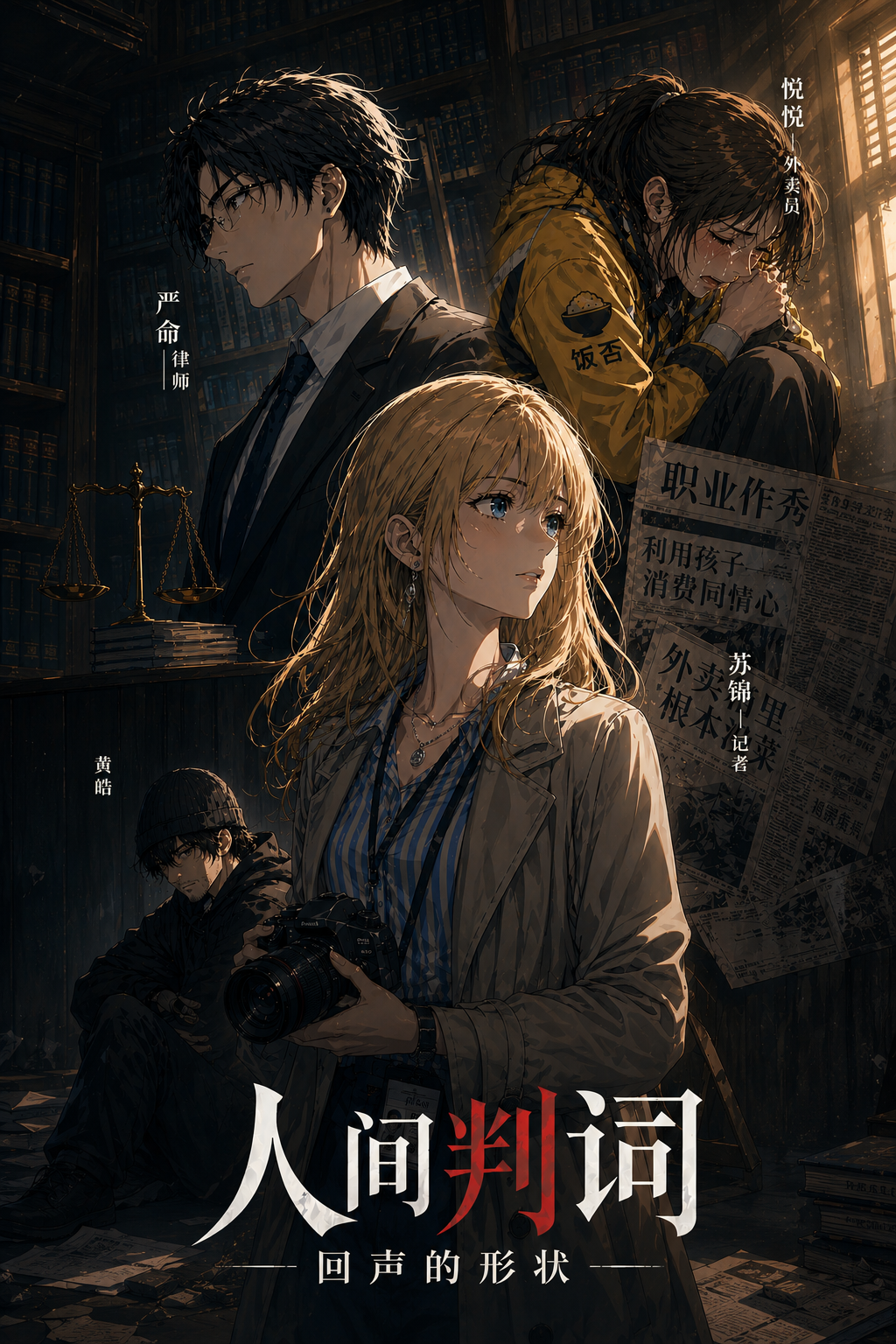 《人间判词之回声的形状》漫剧海报